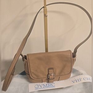 Coach Tan Leather Crossbody Bag Y2K